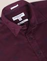 U.S. Polo Assn. Herringbone Brand Print Cotton Shirt