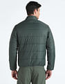 Flying Machine Stand Collar Puffer Jacket