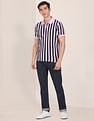 U.S. Polo Assn. Pique Striped Polo Shirt