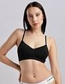 Calvin Klein Underwear Womens Black T-shirt Bra