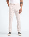 Flying Machine Cotton Solid Trousers