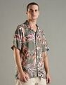 Tommy Hilfiger Printed Regular Fit Viscose Shirt