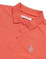 U.S. Polo Assn. Women Regular Fit Solid Polo Shirt