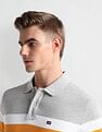 Arrow Sports Pique Knit Heathered Polo Shirt