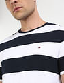 Tommy Hilfiger Striped Regular-Fit Cotton T-Shirt