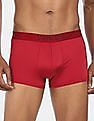 Calvin Klein Underwear Men Red Low Rise Solid Trunks