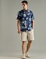 Tommy Hilfiger Printed Regular Fit Linen Shirt