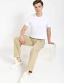 Calvin Klein Jeans White Solid T-shirt Wardrobe Essential