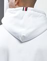 Tommy Hilfiger Men White Essential Embroidered Monogram Sweatshirt