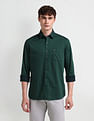 Arrow Sport Manhattan Slim Vertical Striped Shirt