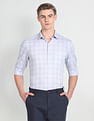 Arrow Cutaway Collar Tartan Check Shirt
