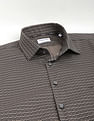 Calvin Klein Brand Print Poplin Shirt