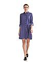 U.S. Polo Assn. Women Viscose Geometric Print Shirt Dress