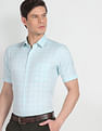 Arrow Tartan Check Cotton Formal Shirt
