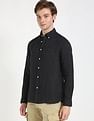 Tommy Hilfiger Solid Regular-Fit Linen Shirt