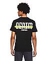 U.S. Polo Assn. Denim Co. Men Black Crew Neck Graphic Print T-Shirt