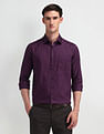 Arrow Manhattan Slim Fit Windowpane Checked Shirt