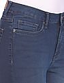 Aeropostale Women Blue Mid Rise Ankle Length Jeans