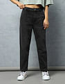 Flying Machine Women High Rise Cropped Mom Fit Jeans