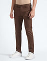 Flying Machine Slash Slim Tapered Solid Trousers