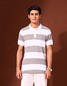 U.S. Polo Assn. Horizontal Striped Working Holiday Polo Shirt