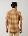 Arrow Sport Grid Tattersall Checked Pure Cotton Shirt