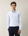 Arrow Textured Manhattan Slim Fit Ceremonial Shirt