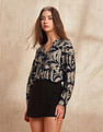 U.S. Polo Assn. Women Regular Fit Abstract Printed Shirt