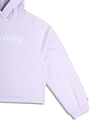 Tommy Hilfiger Kids Girls Sustainable Solid Hooded Sweatshirt
