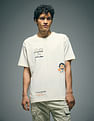 Flying Machine Graphic Oversized T-Shirt