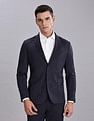 Tommy Hilfiger Self-Design Regular-Fit Nylon Single Breasted Blazer