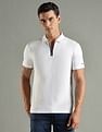 Tommy Hilfiger Solid Regular Fit Cotton Polo T-Shirt