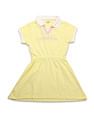 U.S. Polo Assn. Kids Girls Brand Printed Polo Dress