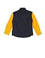 U.S. Polo Assn. Kids Boys Rounded Cuff Colour Block Shirt