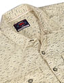 Flying Machine Double Patch Pocket Abstract Print Shirt