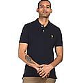 U.S. Polo Assn. Men Navy Solid Polo T-Shirt