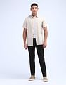Flying Machine Slash Slim Tapered Fit Solid Trousers