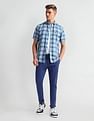 Arrow Sports Short Sleeve Tartan Check Shirt