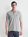 Arrow Sports Geometric Print Regular Polo Shirt