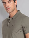 AD by Arvind Wrinkle Resistant Quick Dry Smart Polo Shirt