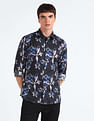 Flying Machine Floral Print Cotton Shirt