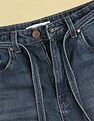 Flying Machine Women K-Street X Baggy Balloon Fit Belt Tie Up Jeans