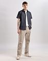 Calvin Klein Jeans Solid Regular Fit Plain Woven Shirt