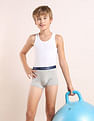 USPA Innerwear Boys Mid Rise Cotton Spandex Trunks - Pack Of 5