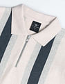 Flying Machine Vertical Stripe Knitted T-shirt