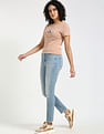 Calvin Klein Jeans Women Solid High Rise Skinny Fit Jeans