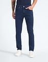 Flying Machine Slash Slim Tapered Fit Mid Rise Jeans
