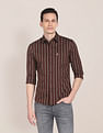 U.S. Polo Assn. Cutaway Collar Vertical Stripe Casual Shirt