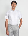 Arrow Tartan Check Twill Formal Shirt