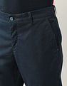 Arrow Sport Regular Fit Solid Mid Rise Trousers